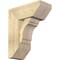 Ekena Millwork Olympic Slat Rough Sawn Bracket w/ Offset Brace, Douglas Fir, 8"W x 18"D x 22"H BKT0806X18X22OLY06RDF - alternate 1